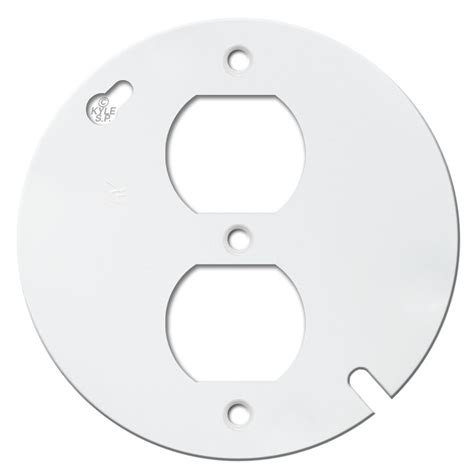 round ceiling outlet cover plate